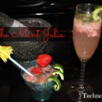 In honor of the KY Derby, I created a fun, festive, family and kid-friendly mocktail inspired by the classic Mint Julep. This non-alcoholic drink is super easy to make and tastes very refreshing. It includes: mint, strawberries, and cucumbers. Cheers!