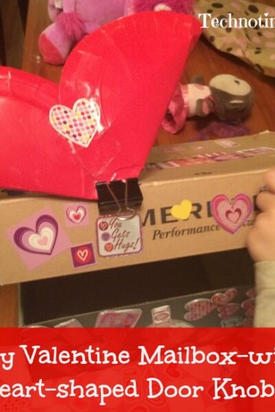 Learn how to make a super easy heart-shaped door knob for your child's Valentine's Day mailbox. They will enjoy this fun, DIY holiday craft.