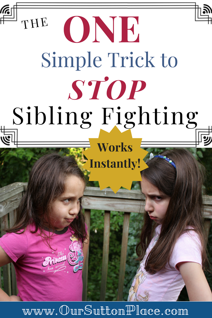 This ONE simple trick will help stop sibling fighting immediately and can be used on road trips, when traveling, while you’re waiting in line at restaurants or theme parks, pretty much anywhere. It quickly diffuses any stressful situation and brings the joy back into your day. It’s a great alternative when you’re unable to access normal consequences for kids. #familytravel #siblingfighting #parentingadvice #siblingrivalry
