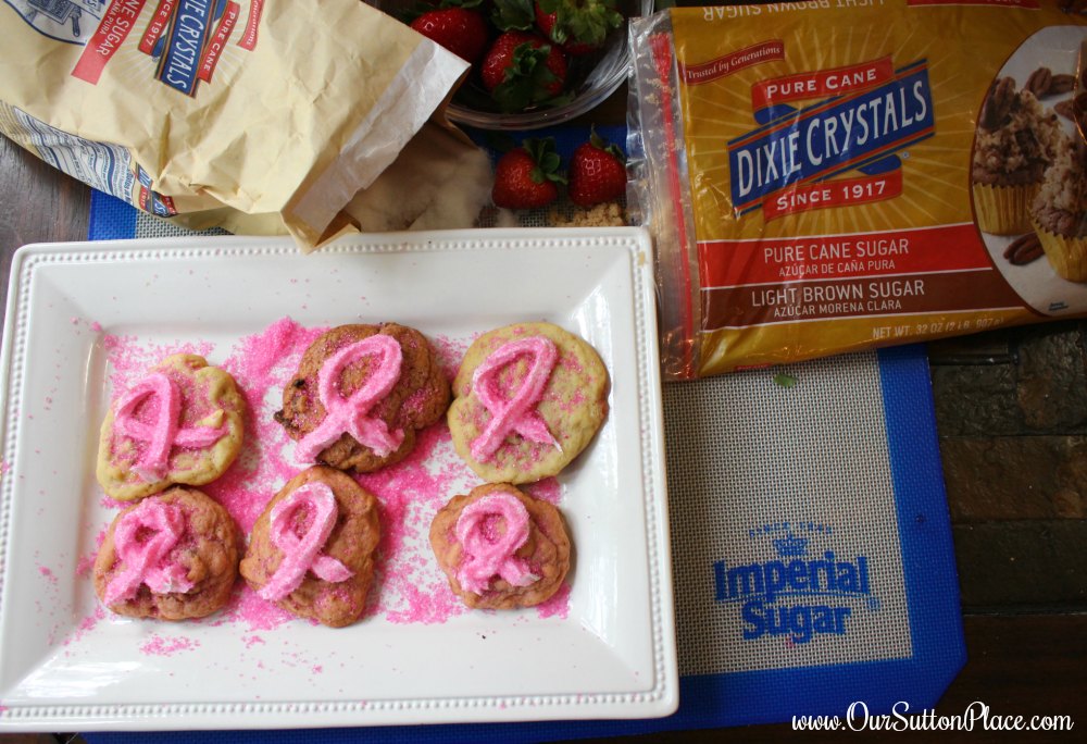 These Strawberry Chocolate Chip Cookies can be made 3 different ways from 1 batch of dough. Keep your sanity when your family wants different options with my simple tips. Theyâ€™re great for Breast Cancer Awareness, Valentineâ€™s Day, Baby Showers, Spring parties, or just every day desserts. #BreastCancerAwareness #strawberrycookies #pinkcookies