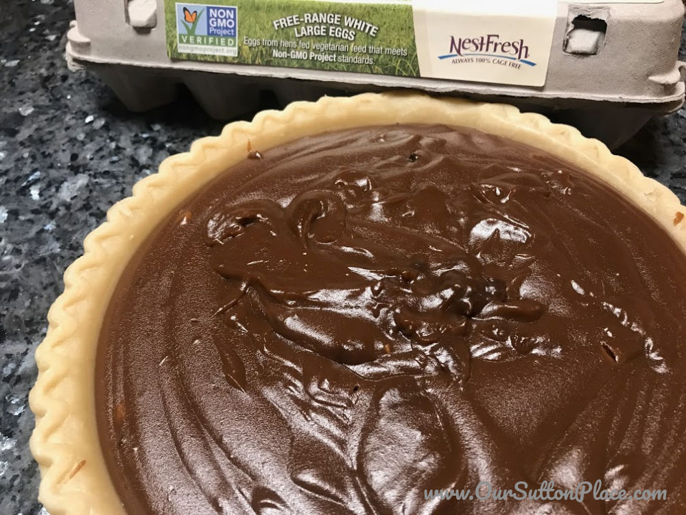 gooey chocolate pie without the meringue